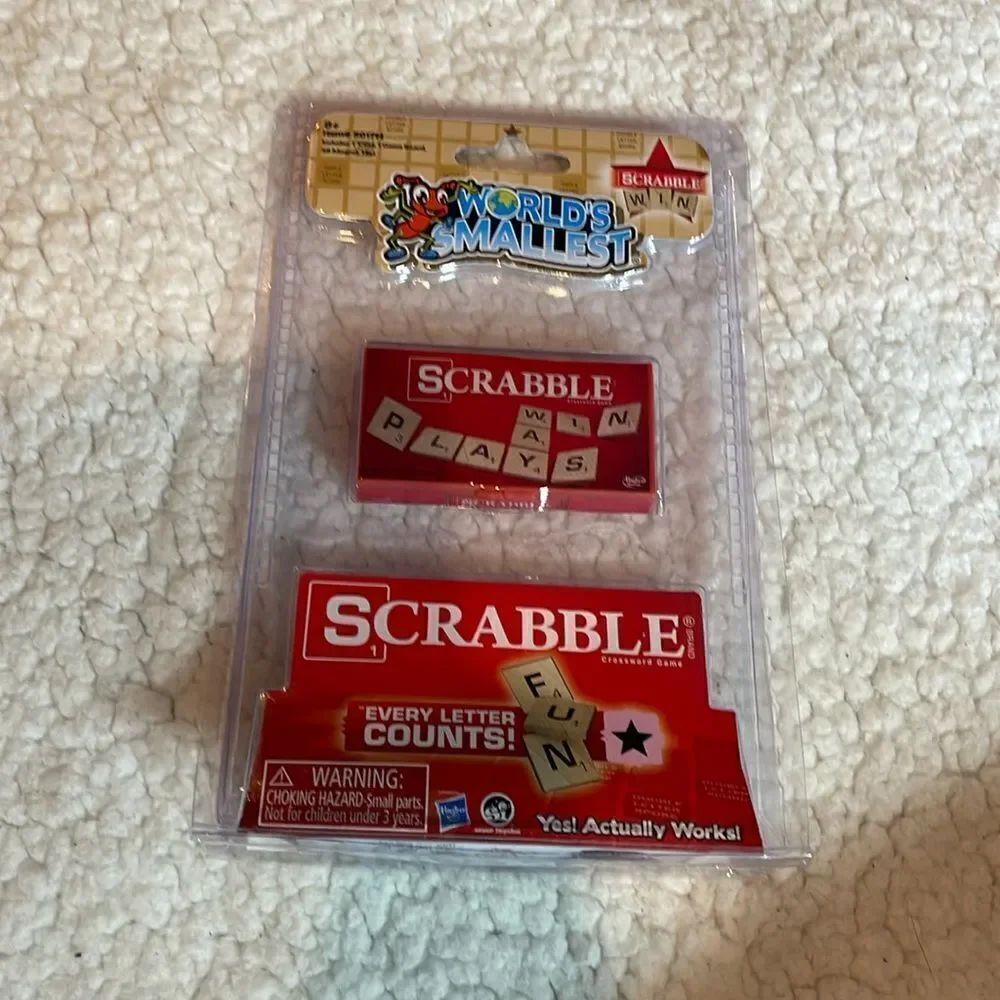New worlds smallest scrabble game